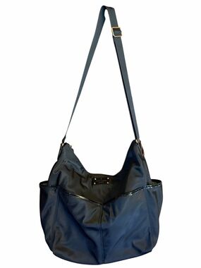 Kate Spade Black Nylon Diaper Bag & Changing Pad
